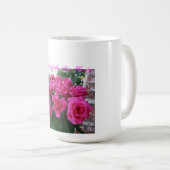 KoffieMok met roze rozen (Voorkant rechts)