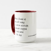 Koffiemok met sarcasme mok (Voorkant links)