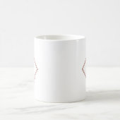 Koffiemok | Modern Geometrisch Initiaal Monogram (Center)