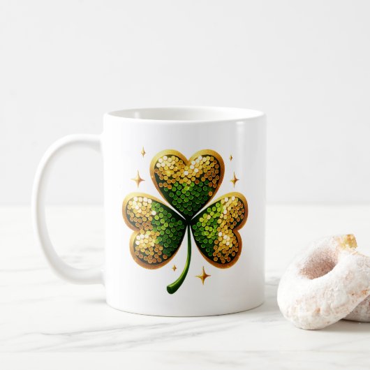 Koffiemok Sint-Patrick (Met donut)