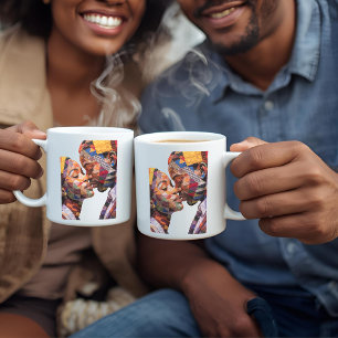 Koffiemok ter ere van de kunst van het quilten