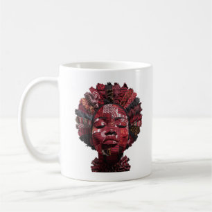 Koffiemok ter ere van de kunst van vrouwelijke qui