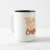 KoffieMok Tweekleurige Koffiemok (Voorkant links)