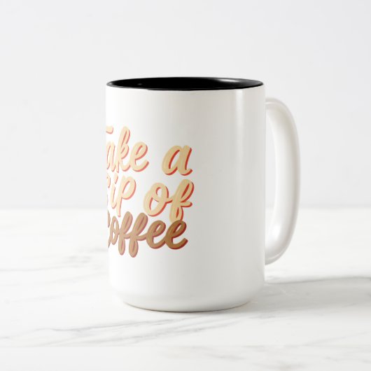 KoffieMok Tweekleurige Koffiemok (Voorkant rechts)