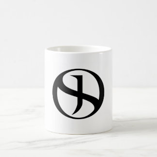 KoffieMok - zwart handvat Magische Mok