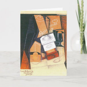 Koffiemolen door Juan Gris, Vintage Cubisme Kunst Kaart