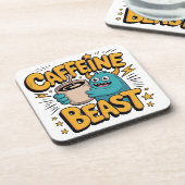 Koffiemonster Bier Onderzetter (Linkerzijde)