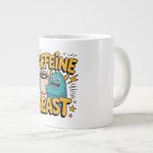 Koffiemonster Extra Grote Beker (Voorkant rechts)