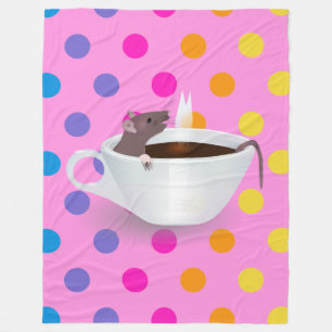 koffiemuis fleece deken