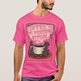 Koffieochtend rituele katten door Tobe Fonseca T-shirt