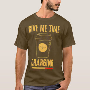 Koffieoplader koel ontwerp t-shirt
