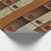 Koffieoverlooppapier Cadeaupapier (Hoek)