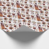 Koffieoverlooppapier Cadeaupapier (Hoek)