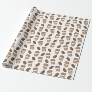 Koffiepapier voor Mok en koffiebonen Cadeaupapier