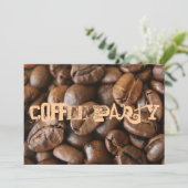 Koffiepartij Kaart (Staand voorkant)