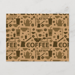 Koffiepatroon Briefkaart
