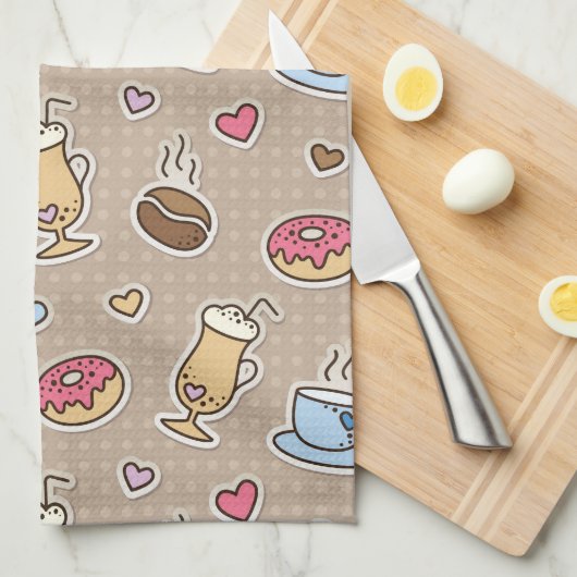 Koffiepatroon Theedoek (Quarter Fold)