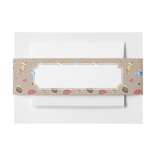 Koffiepatroon Uitnodigingen Wikkel (Voorkant Voorbeeld)