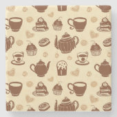 Koffiepatroonstenen Onderzetters (Voorkant)