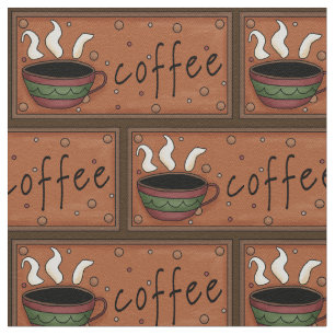 Koffiepatroonweefsel Stof
