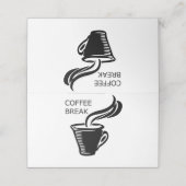 Koffiepauze (Buitenkant ongevouwen)