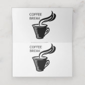 Koffiepauze (Binnenkant ongevouwen)