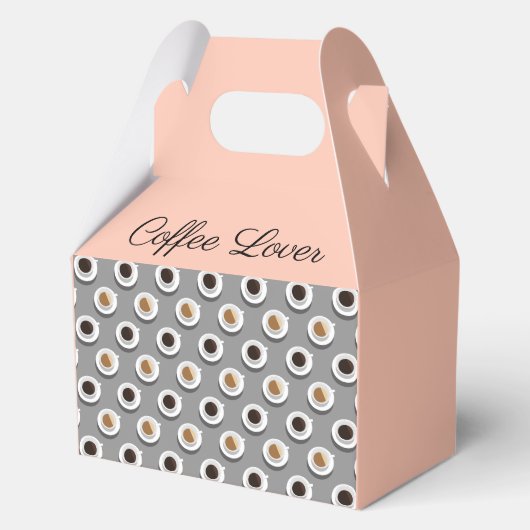 Koffiepauze. Bedankdoosjes (Voorkant)