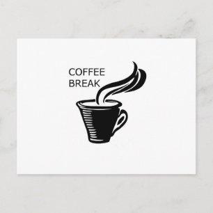 Koffiepauze Briefkaart