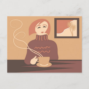 Koffiepauze Briefkaart