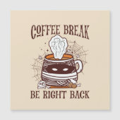 Koffiepauze - Halloween thema (Voorkant)