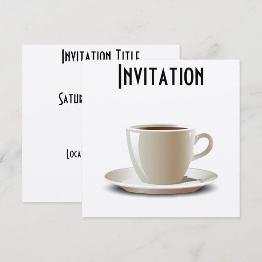 Koffiepauze! Kaart (Voorkant / Achterkant)