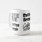 Koffiepauze Koffiemok (Voorkant links)