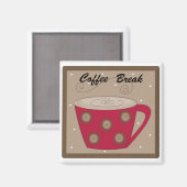 Koffiepauze Magneet (Voorkant / Achterkant)