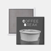 Koffiepauze Magneet (Voorkant / Achterkant)
