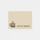 Koffiepauze Post-it® Notes (Voorkant)