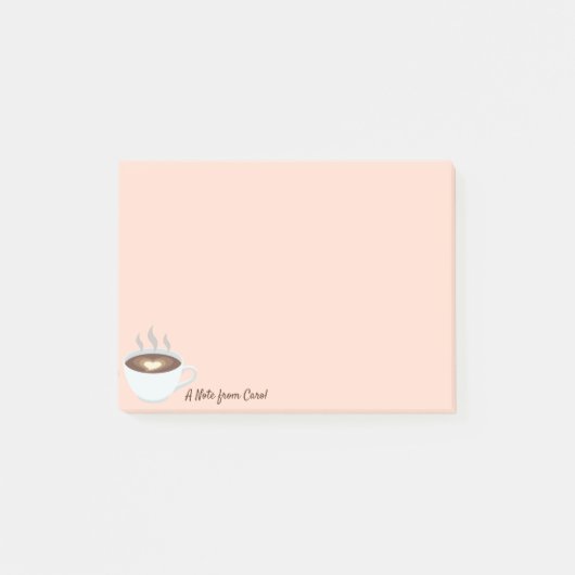 Koffiepauze Post-it® Notes (Voorkant)