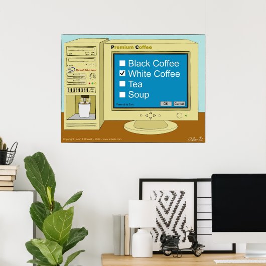 Koffiepauze Poster (Thuiskantoor)