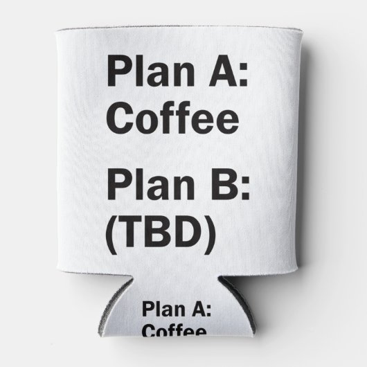 Koffieplan Blikjeskoeler (Voorkant)