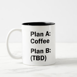 Koffieplan Tweekleurige Koffiemok