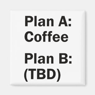 Koffieplannen Magneet