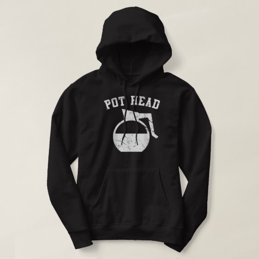 Koffiepot Hoofd  Hoodie (Design voorkant)