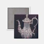 Koffiepot van John Watson, Sheffield, 1818 Magneet (Voorkant / Achterkant)