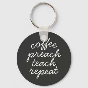 Koffieproeier herhalen sleutelhanger