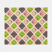 KOFFIEQUOTES FLEECE DEKEN (Voorkant (Horizontaal))