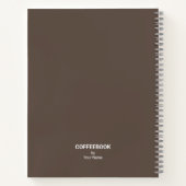 Koffierecept boek met Jouw naam (Achterkant)