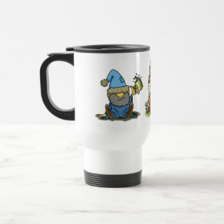 Koffiereizende gnomen reisbeker