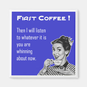 Koffieretro - magneet