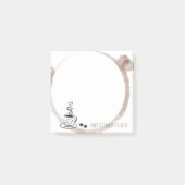 Koffieringvlek Post-it® Notes (Voorkant)