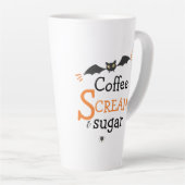 Koffiescherm en suikerspin Halloween Latte Mok (Rechterhoek)