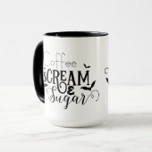 Koffieschreeuw & Suiker Mok (Voorkant links)